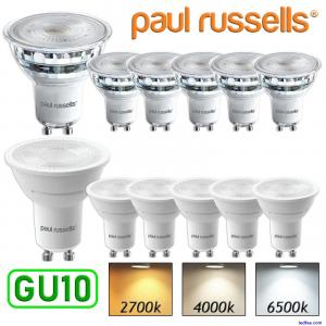 GU10 LED Bulbs Spot Light Dimmable Daylight Warm Cool White Ceiling Lights UK