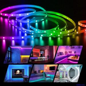 LED Light Strips - Bluetooth / WIFI / Infrared -Flexible RGB 5050 -UK Plug -Xmas