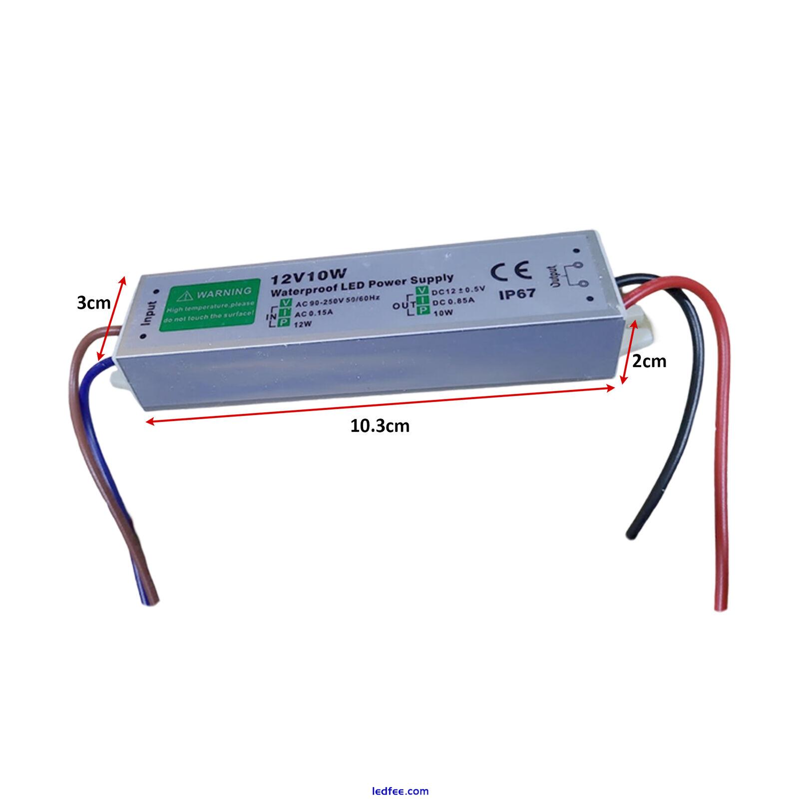 DC12V/24V LED Driver Waterproof IP67 240V Power Supply Transformer for LED Strip  | eBay UK 0 