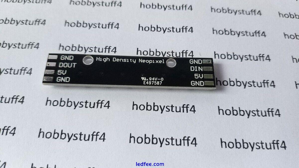 NeoPixel compatible RGB LED stick / strip : 8 RGB LEDs WS2812B 5050  | eBay UK 5 